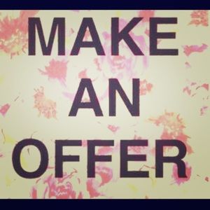 I accept all reasonable offers. 😀